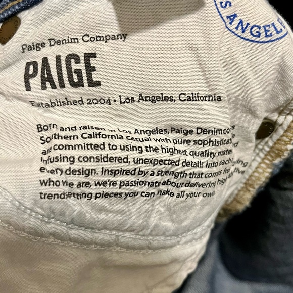Paige denim jeans Verdugo ultra skinny size 24 Great Condition - Picture 6 of 6